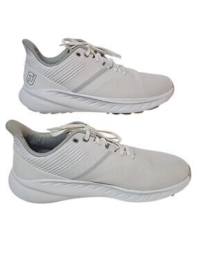 FootJoy Flex Spikeless Golf Shoes - Men’s Size 9M | White